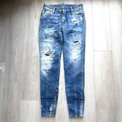 【美品】DSQUARED2 ディースクエアードスキニーデニム ジーンズ 34のサムネイル