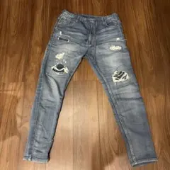 AZUL BY MOUSSY スウェットデニムパンツ