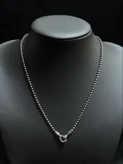 ボールチェーンネックレス