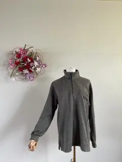 U.S. POLO ASSN. グレー ハーフジップジャケット