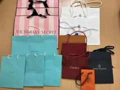 ショッパー袋 カルティエ ティファニー ハリーウィンストン エルメス プラダ