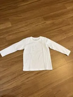 無印良品　キッズ白ロンT 110サイズ