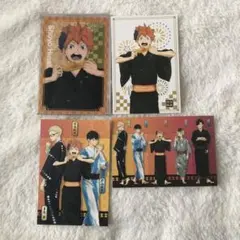 クリアキラキラカード ポストカード 日向翔陽 烏野 音駒