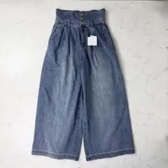La boutique BonBon ハイウエスト バギーデニム タグ付き Mのサムネイル