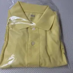 ユニクロ　メンズポロシャツ　L イエロー
