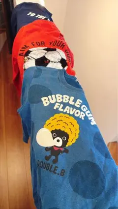 DOUBLE.B 、H&M トレーナー130 3枚セット