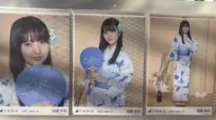 乃木坂 生写真 海邉朱莉 浴衣 3種コンプ