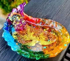 貔貅&CHAKRAカラー✧鳳凰のお皿✧オルゴナイト♥やまさま♥専用です