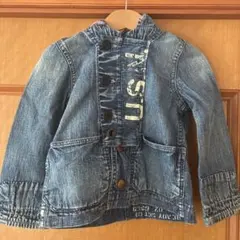 デニムアンドダンガリー　デニムジャケット パーカー　100cm FITH社