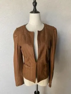 訳あり美品 ボディドレッシングデラックス　ラムレザージャケットのサムネイル