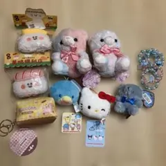 ハローキティ　ポムポムプリン　サンリオ　マスコット　まとめ売り　セット