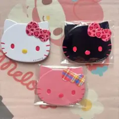 【新品未使用】ハローキティ 缶バッジ ヒョウ ギャル