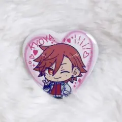 最終値下げ◇桃源暗鬼 ハート型キャラ缶バッジ 花魁坂京夜