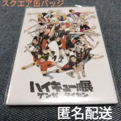ハイキュー展　ゲンガ×タイカン 入場者特典スクエア缶バッジ