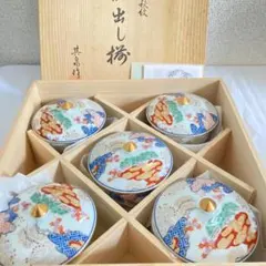 九谷焼 時代色絵煎茶碗5客 木箱付 東Y8-0708☆2F - メルカリ