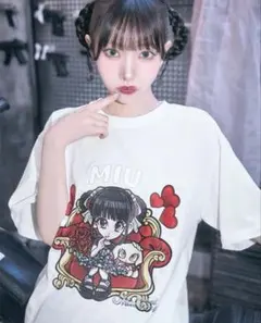 【最安値】michellMacaron×ファントムシータ Tシャツみう ホワイトのサムネイル