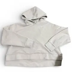 【GU】クロップドスウェットパーカー　ベージュ S