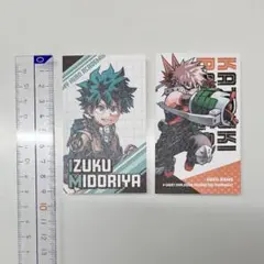 ヒロアカ　名刺カードコレクション第1弾　緑谷出久　爆豪勝己