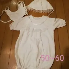 ベビードレス セレモニードレス ロンパース　3点セット