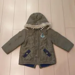 【キムラタン】ミリタリー中綿コート カーキ 95cm