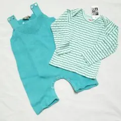 新品✨未使用『ボントン』Tシャツ コンビネゾン コーデ ２点セット ベビー 6M