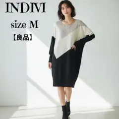 【ゆっか♡様】INDIVI ドルマンチュニックニット M トリコロール