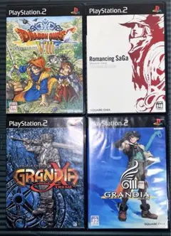 PlayStation2 RPGソフト4本セット スクエニシリーズ