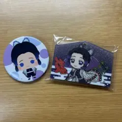 鬼滅の刃 胡蝶しのぶ 缶バッジとストラップセット