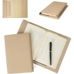 ブックカバー　A5 手帳カバー　ノートカバー　文庫本カバー　レザー　PUレザー