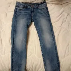素肌涼やかパンツ　接触冷感　スキニーデニムパンツ　ウエスト73のサムネイル