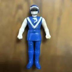当時物】超獣戦隊ライブマン ブルードルフィン ソフビ フィギュア 1988