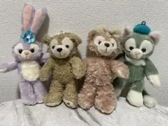 か*な様 ダッフィーフレンズ4体セット　ぬいぐるみキーホルダー