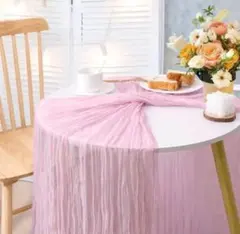 《ピンク》90×180　テーブルクロス　ウェルカムスペース　結婚式　パーティー