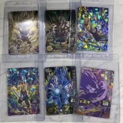 6枚セット 孫悟空:gt ベジータ トランクス ブローリー 孫悟飯