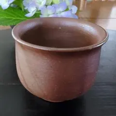 ●備前焼 花入 壺★後楽窯陶主 堀川恭平 作 〈 高22.5cm幅24.5cm〉 ○備前焼 花入 壺☆後楽窯陶主 堀川恭平 作 〈 高22.5cm