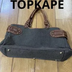 ❤️TOPKAPI 黒に白のドット柄ハンドバッグ❤️