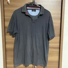 ZARA MAN ダークグレー ポロシャツ