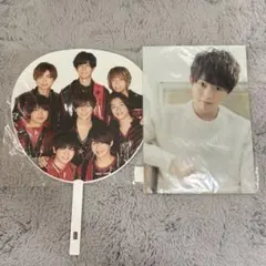 2018-2019カウコンのジャンボうちわとDear.の有岡大貴のクリアファイル