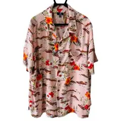 00s GEORGE アロハシャツ 2XL レーヨン100% オープンカラーのサムネイル