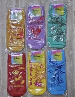 Disney カラフルおしゃれ靴下6足セット 19～24cm