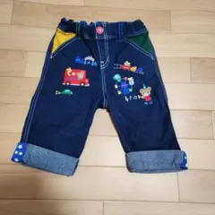 ミキハウス 豪華 7分丈 ハーフパンツ 120cm