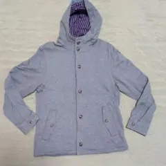 グレー フード付き ジャケット