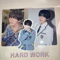 なにわ男子 HARD WORK 長尾謙杜 トレカ ステッカーセット