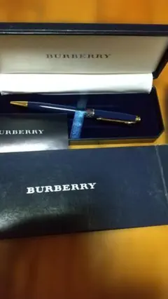 柄廃盤 バーバリー BURBERRY 万年シル 激レア シャーペン チェック