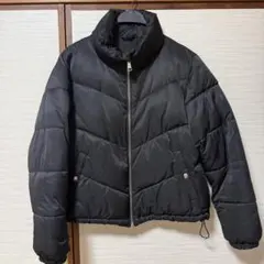 Bershka ブラック ダウンジャケット Lサイズ