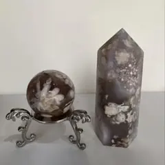 ⭐️きゅうちゃん様専用⭐️夜桜瑪瑙セット・アメジストハート