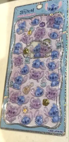 プチドロップステッカー　スティッチ