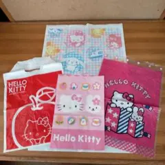 Hello Kitty キャラクター袋 5枚セット