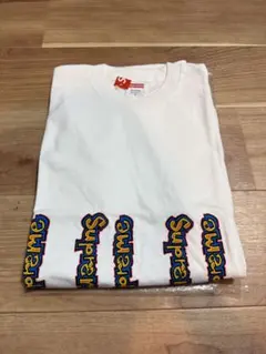 新品 白S Supreme gonz logo tee 18SS