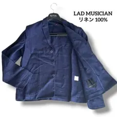 14ss✨LAD MUSICIAN リネン アンコンジャケット ネイビー 夏 Mのサムネイル